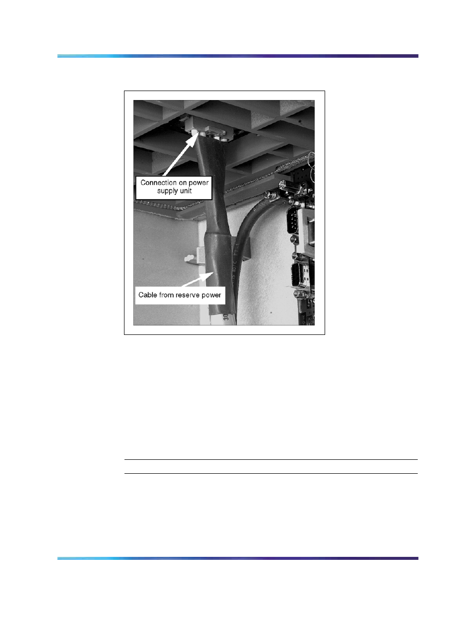 Connecting other battery backup systems, Figure 70 power cord routing, Procedure 19 installing other battery systems | Nortel Networks 1000M User Manual | Page 155 / 474
