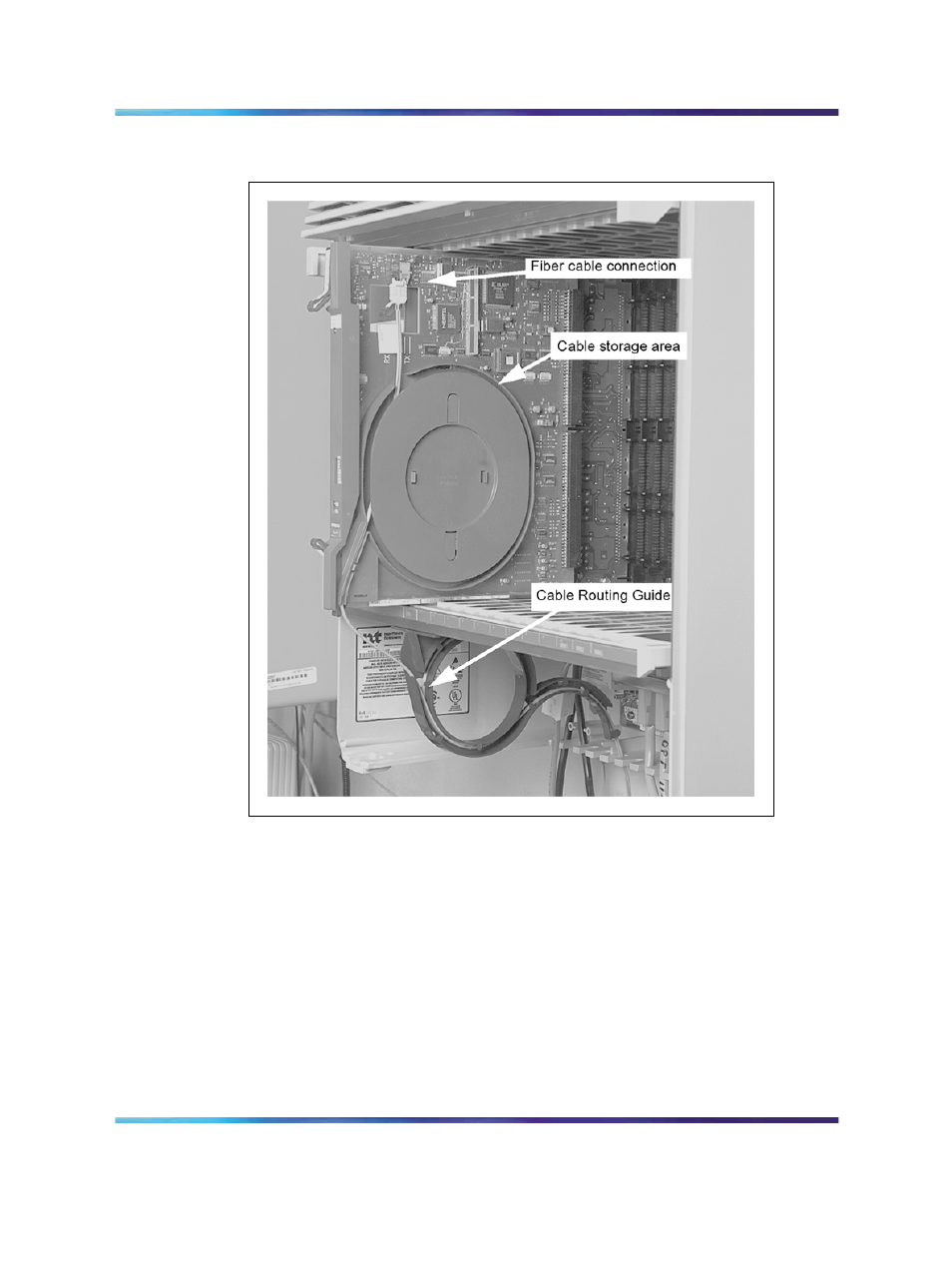 Figure 84 "fiber receiver card in slot 0 of the | Nortel Networks 1000M User Manual | Page 178 / 474