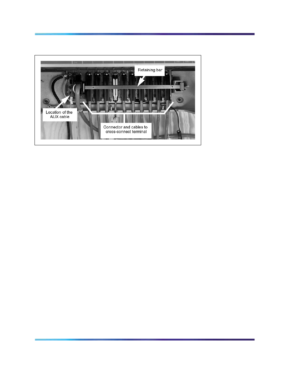 Figure 106 cable connectors in a system cabinet | Nortel Networks 1000M User Manual | Page 224 / 474