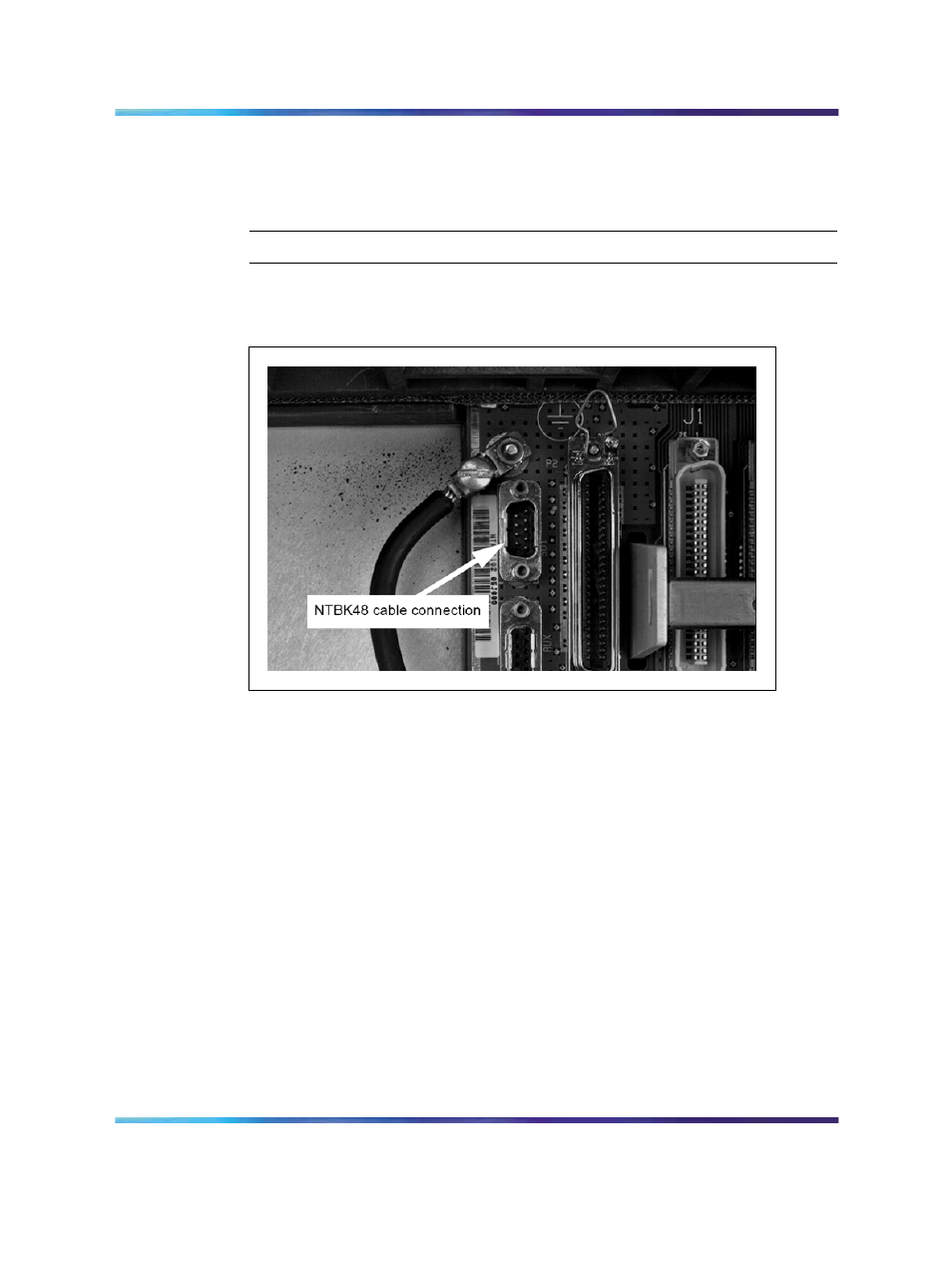 Figure 117 sdi cable connection on the cabinet | Nortel Networks 1000M User Manual | Page 243 / 474
