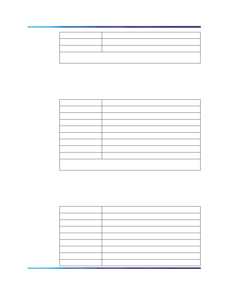 Table 124 m2008 model 41, Table 125 m2008 model 50 | Nortel Networks 1000M User Manual | Page 407 / 474