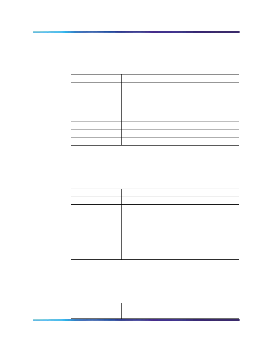 Table 126 m2008 model 51, Table 127 m2008 model 52, Table 128 m2008 model 53 | Nortel Networks 1000M User Manual | Page 408 / 474
