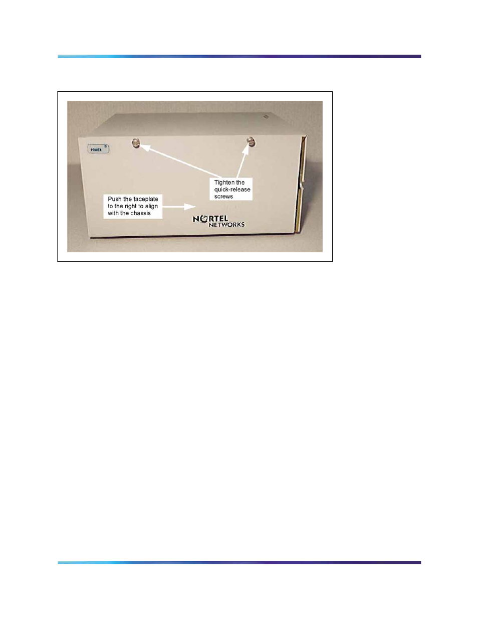Figure 35 "pushing | Nortel Networks 1000M User Manual | Page 97 / 474