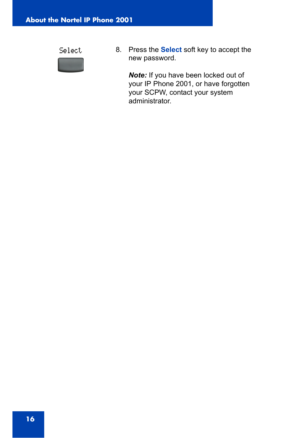 Nortel Networks IP Phone 2001 User Manual | Page 16 / 88