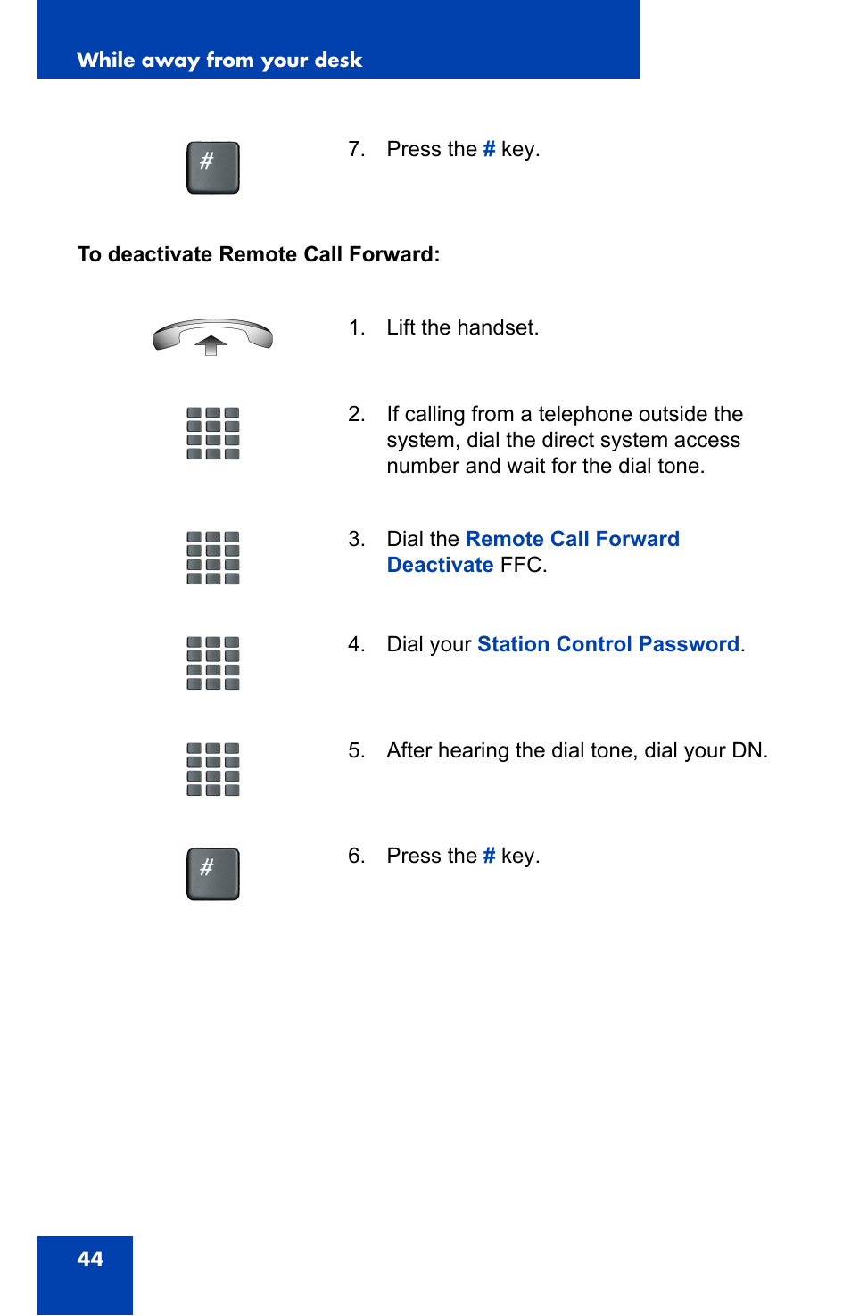 Nortel Networks IP Phone 2001 User Manual | Page 44 / 88