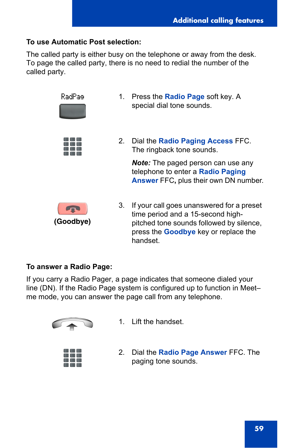 Nortel Networks IP Phone 2001 User Manual | Page 59 / 88