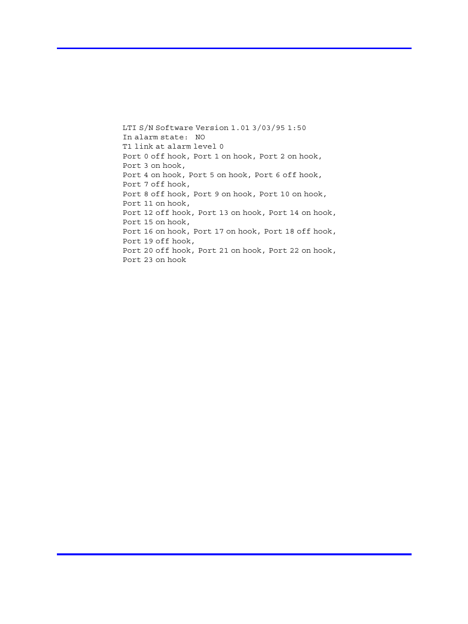 Display status | Nortel Networks 1000 User Manual | Page 237 / 1014