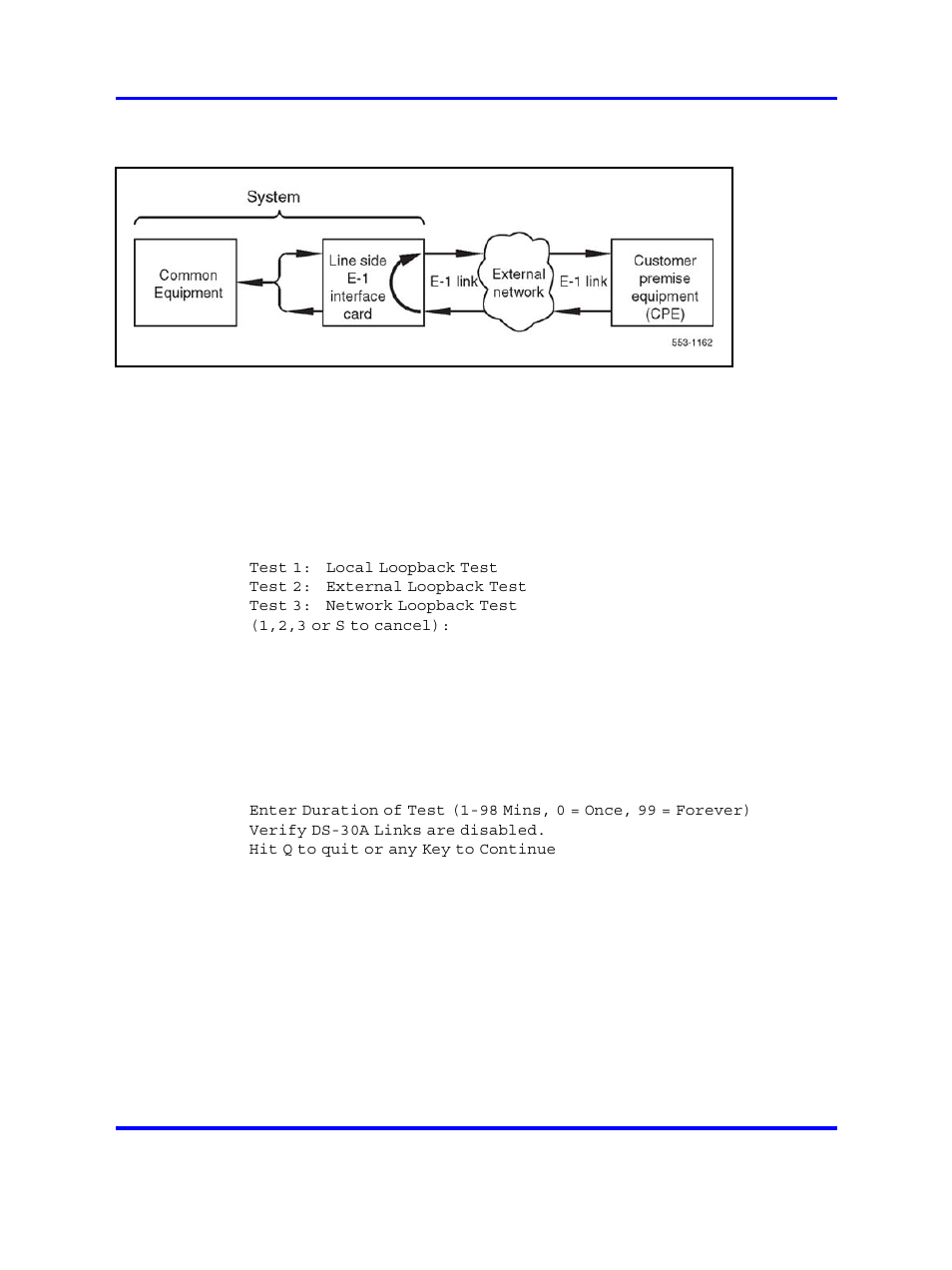 Figure 44 "mmi network loopback test | Nortel Networks 1000 User Manual | Page 245 / 1014