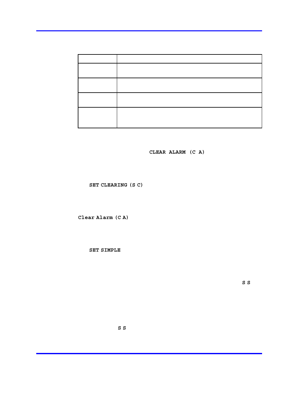 Set clearing, Set simple | Nortel Networks 1000 User Manual | Page 293 / 1014