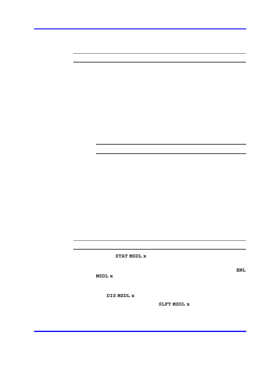 Newly installed msdl cards, Previously operating msdl cards | Nortel Networks 1000 User Manual | Page 407 / 1014