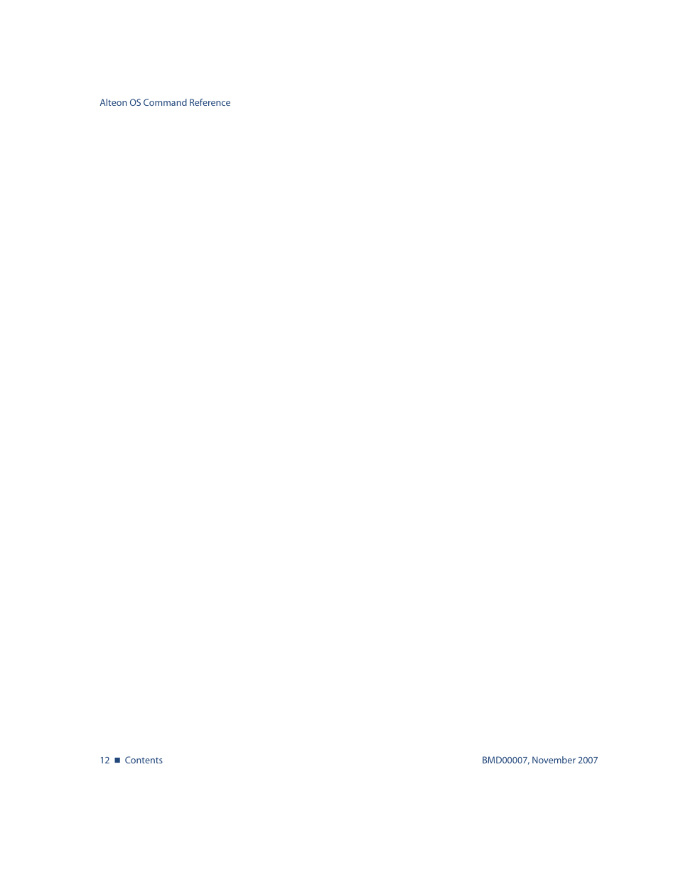 Nortel Networks ALTEON OS BMD00007 User Manual | Page 12 / 390