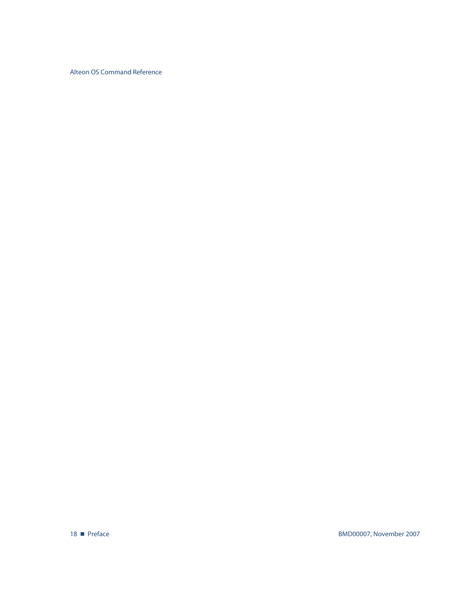 Nortel Networks ALTEON OS BMD00007 User Manual | Page 18 / 390