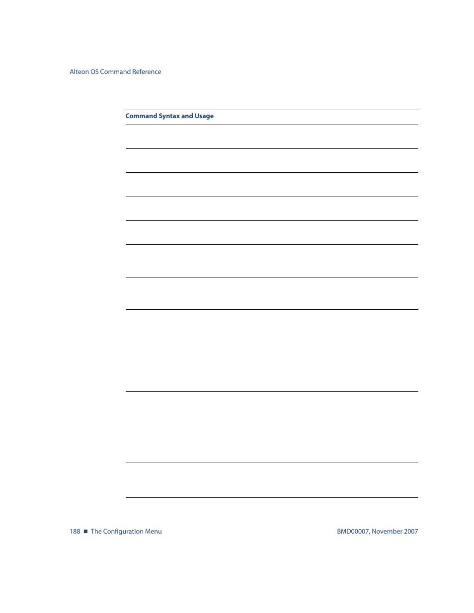 Nortel Networks ALTEON OS BMD00007 User Manual | Page 186 / 390