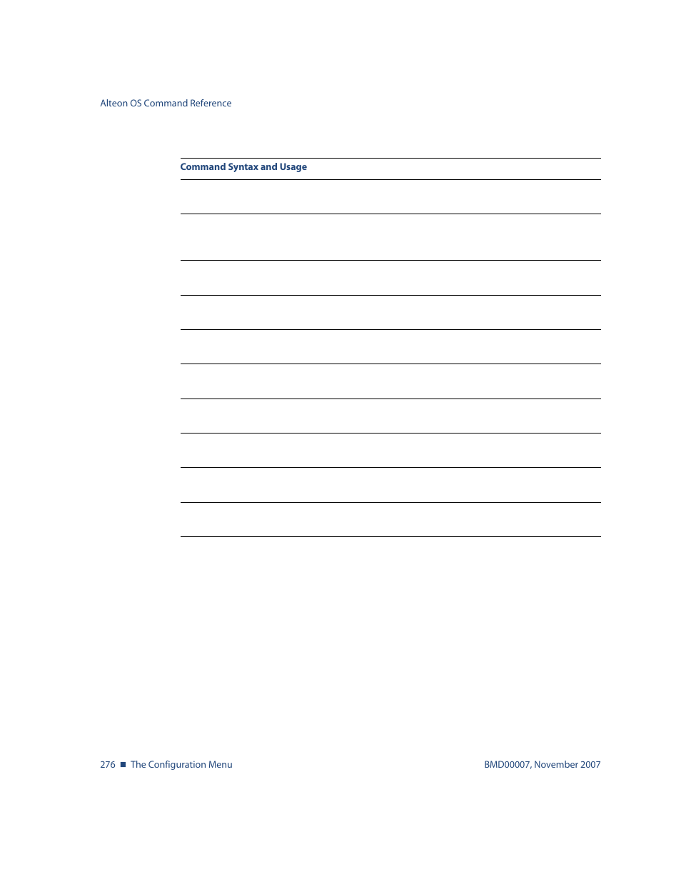Nortel Networks ALTEON OS BMD00007 User Manual | Page 274 / 390