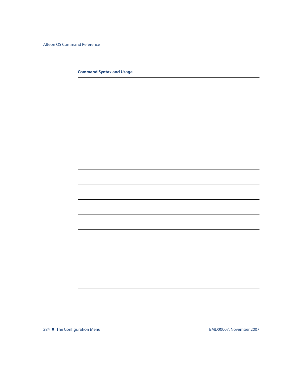 Nortel Networks ALTEON OS BMD00007 User Manual | Page 282 / 390