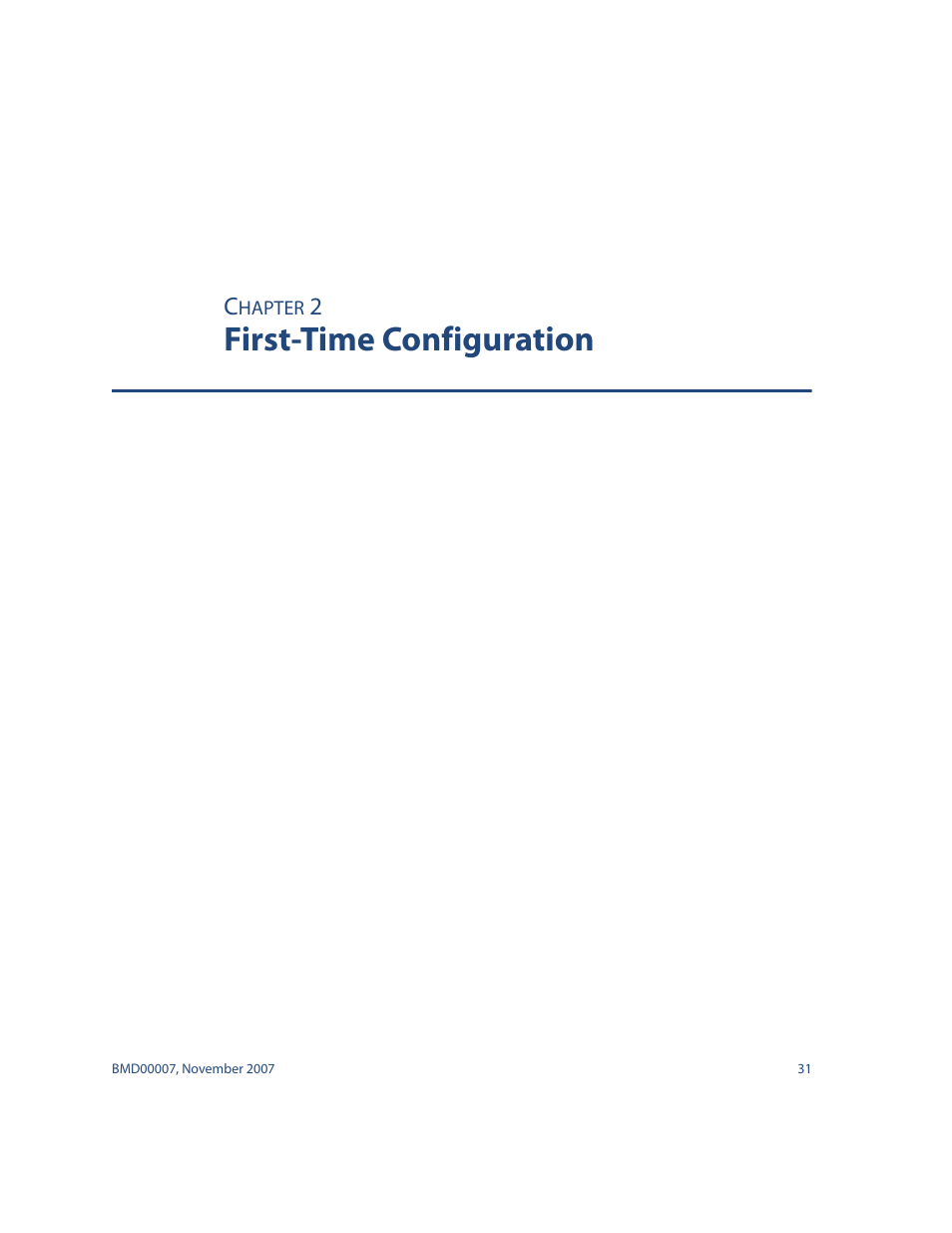 First-time configuration, First-time configuration 31, Chapter 2 “first-time configuration | Nortel Networks ALTEON OS BMD00007 User Manual | Page 31 / 390