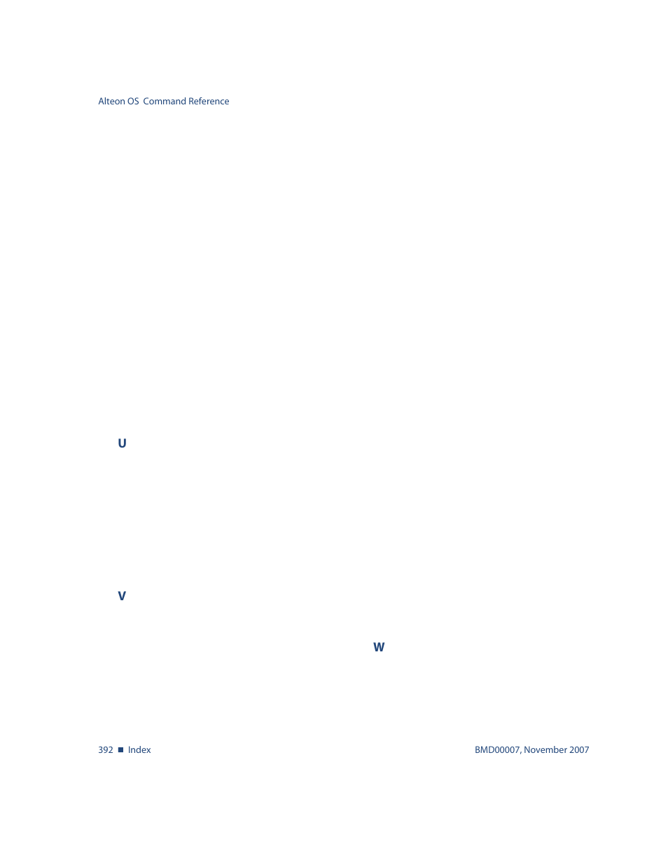 Nortel Networks ALTEON OS BMD00007 User Manual | Page 390 / 390