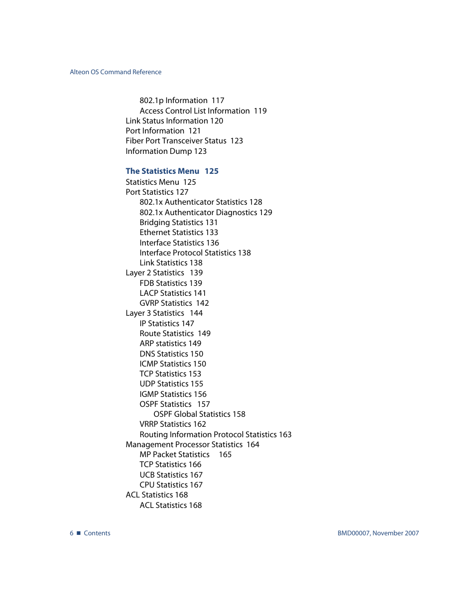 Nortel Networks ALTEON OS BMD00007 User Manual | Page 6 / 390