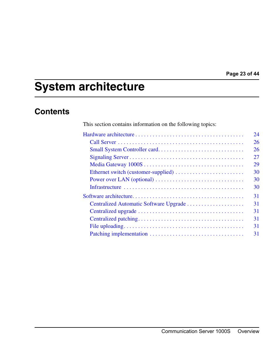 Nortel Networks 1000S User Manual | Page 23 / 46