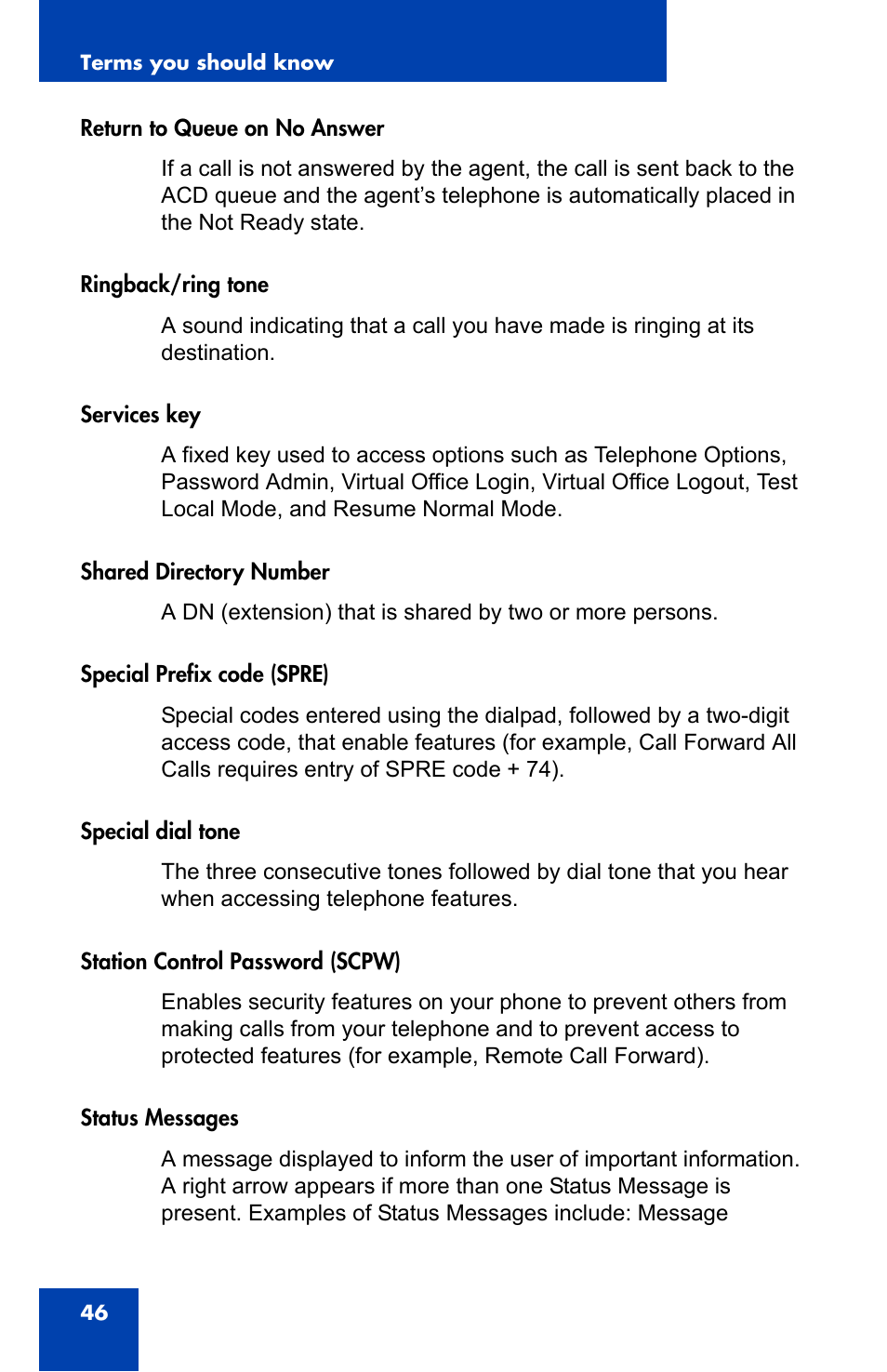 Nortel Networks 1140E User Manual | Page 46 / 52