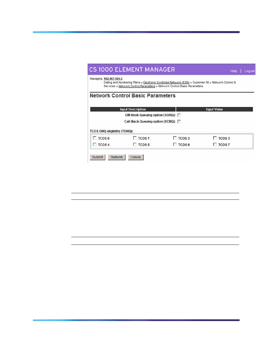 Creating the esn data block for cdp, Figure 16 network control basic parameters | Nortel Networks 5100 User Manual | Page 46 / 118