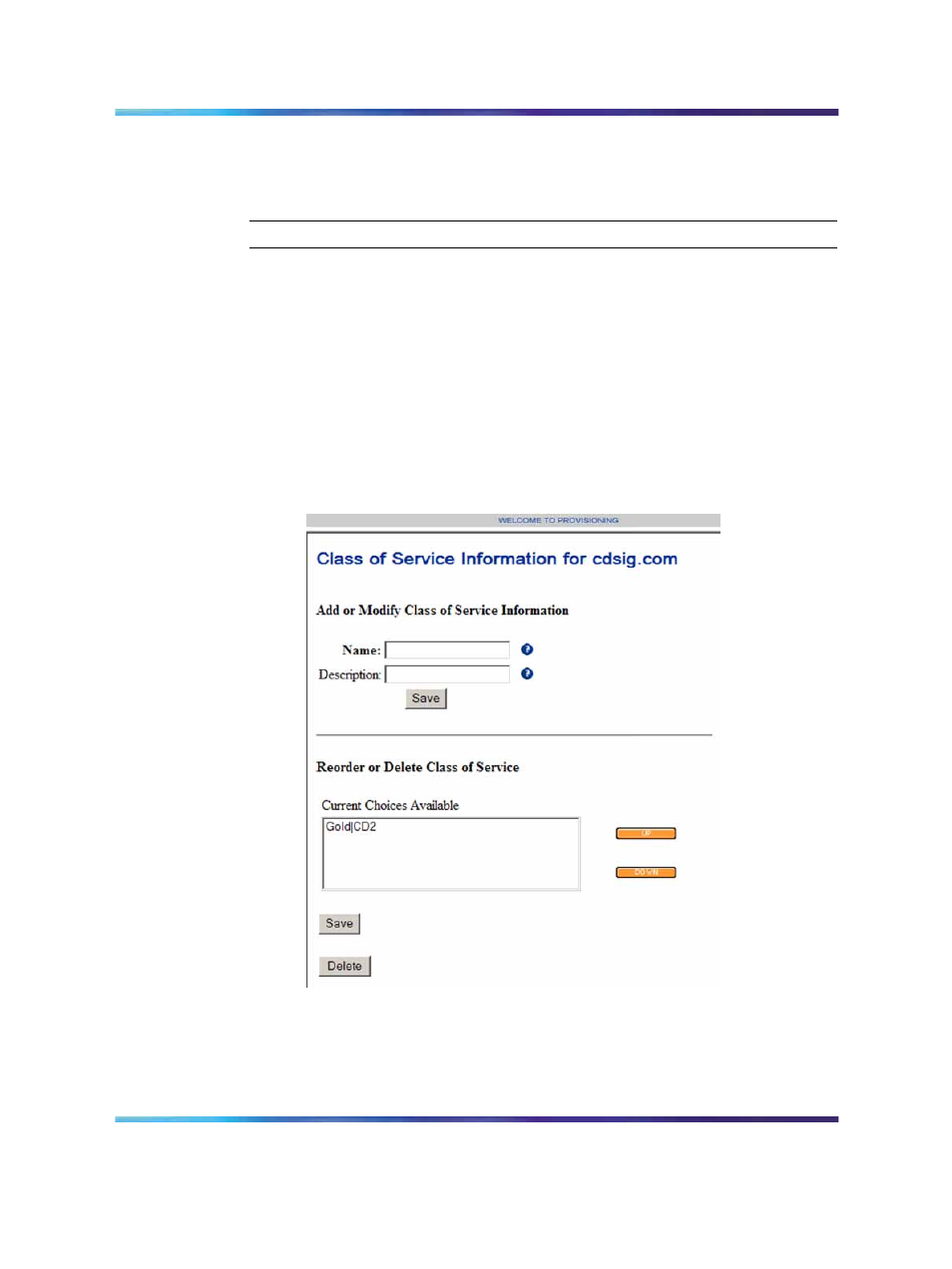 Configuring telephony route class of service (cos), Figure 29 class of service information | Nortel Networks 5100 User Manual | Page 76 / 118
