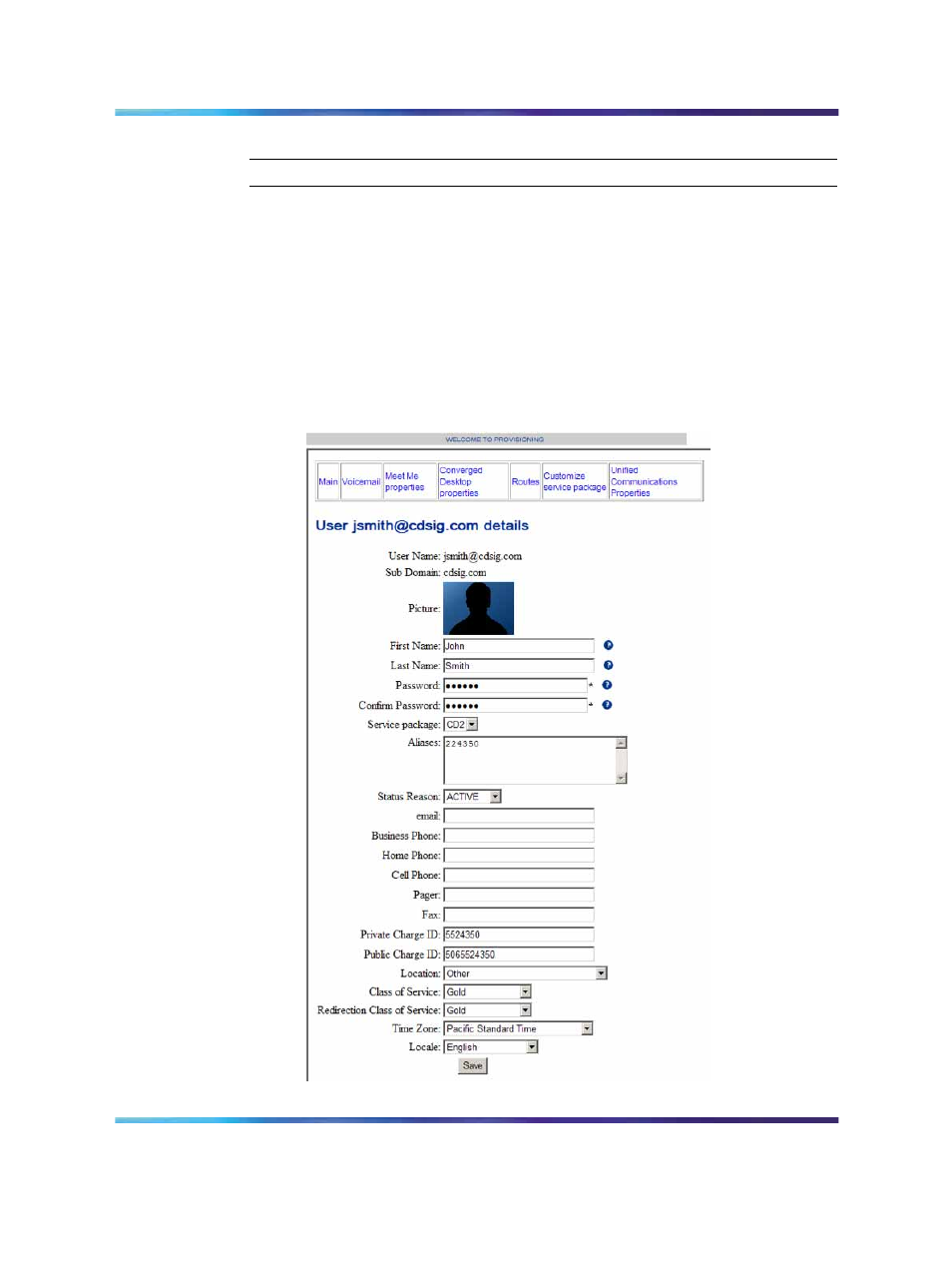 Figure 34 user, Configuring a converged desktop user | Nortel Networks 5100 User Manual | Page 83 / 118