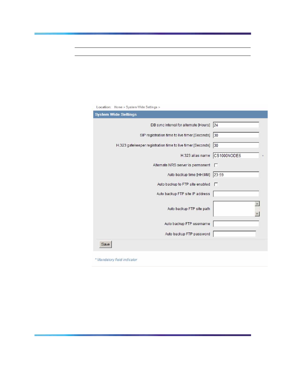 Figure 37 system wide settings, Verifying and adjusting system-wide settings | Nortel Networks 5100 User Manual | Page 88 / 118