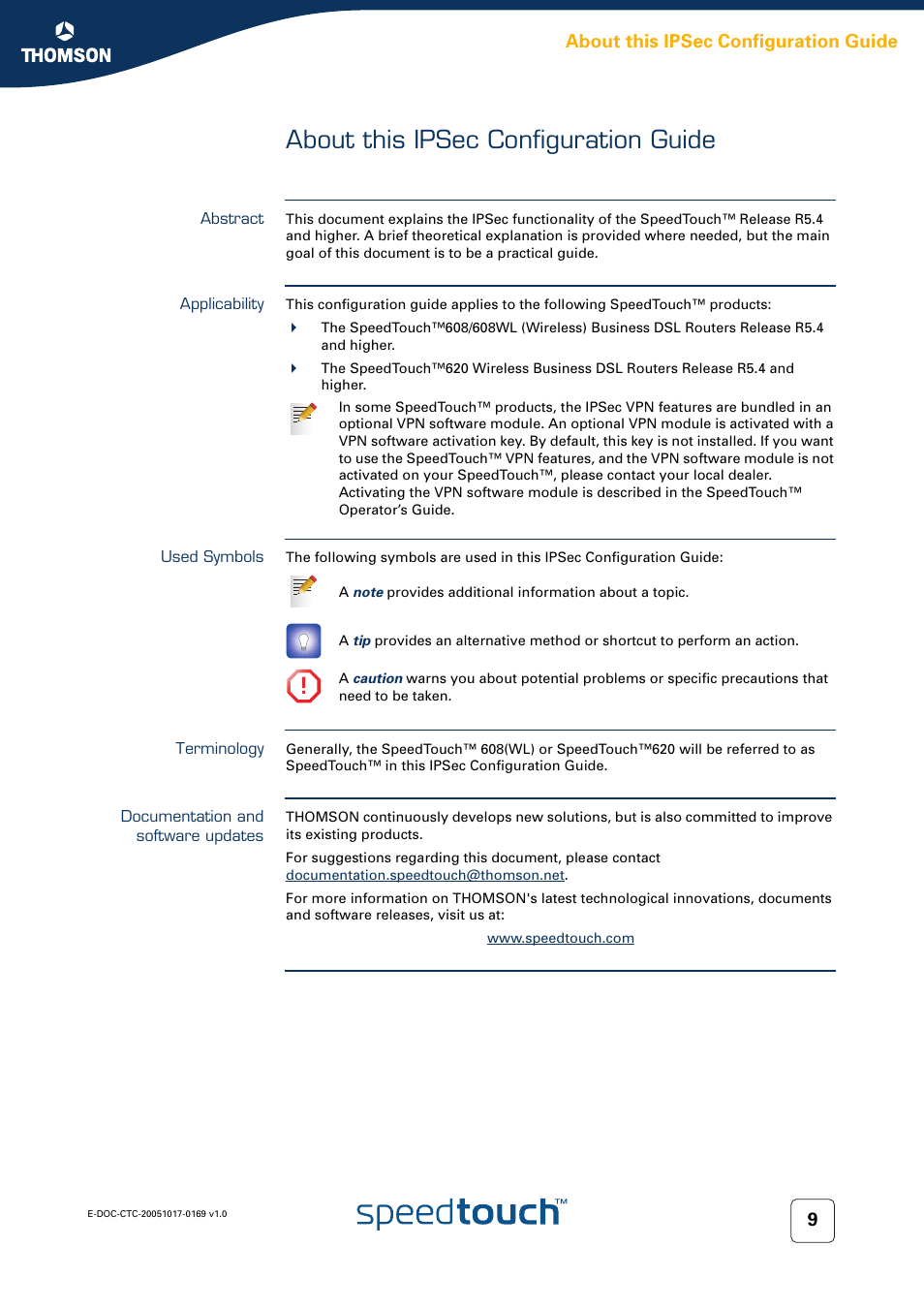 About this ipsec configuration guide, Abstract, Applicability | Used symbols, Terminology, Documentation and software updates | Nortel Networks 608(WL) User Manual | Page 11 / 222