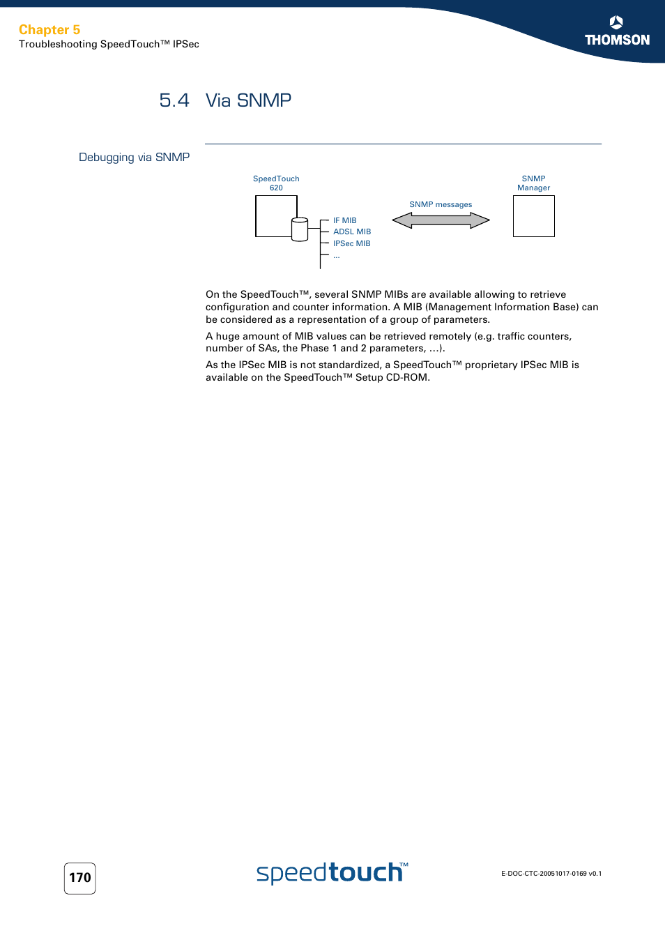4 via snmp, Debugging via snmp, Via snmp | Chapter 5 | Nortel Networks 608(WL) User Manual | Page 172 / 222