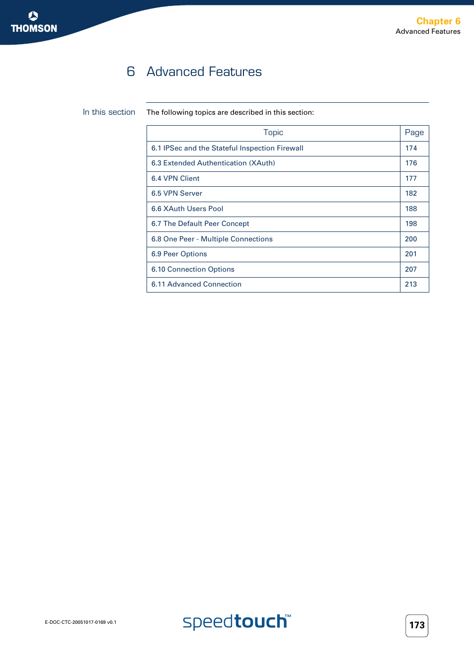 6 advanced features, In this section, Advanced features | As an, Chapter 6 | Nortel Networks 608(WL) User Manual | Page 175 / 222