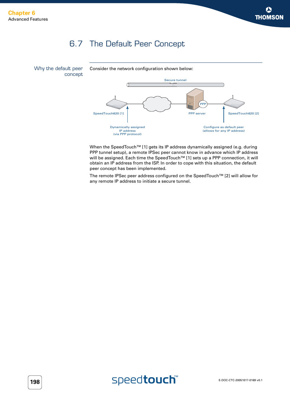 7 the default peer concept, Why the default peer concept, The default peer concept | Chapter 6 | Nortel Networks 608(WL) User Manual | Page 200 / 222
