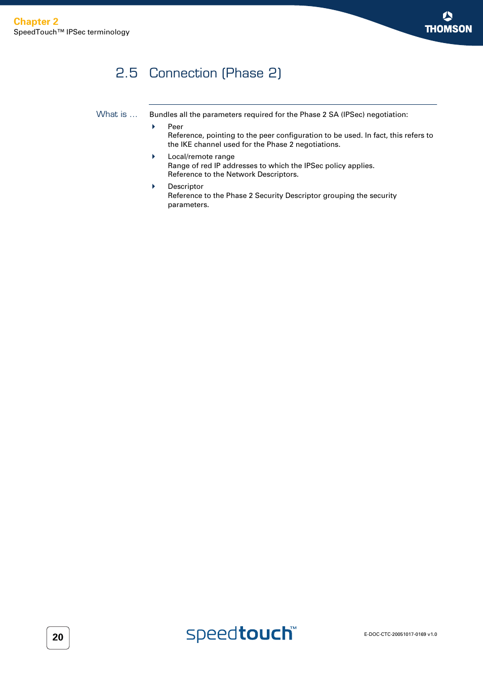 5 connection (phase 2), What is, Connection (phase 2) | Chapter 2 | Nortel Networks 608(WL) User Manual | Page 22 / 222