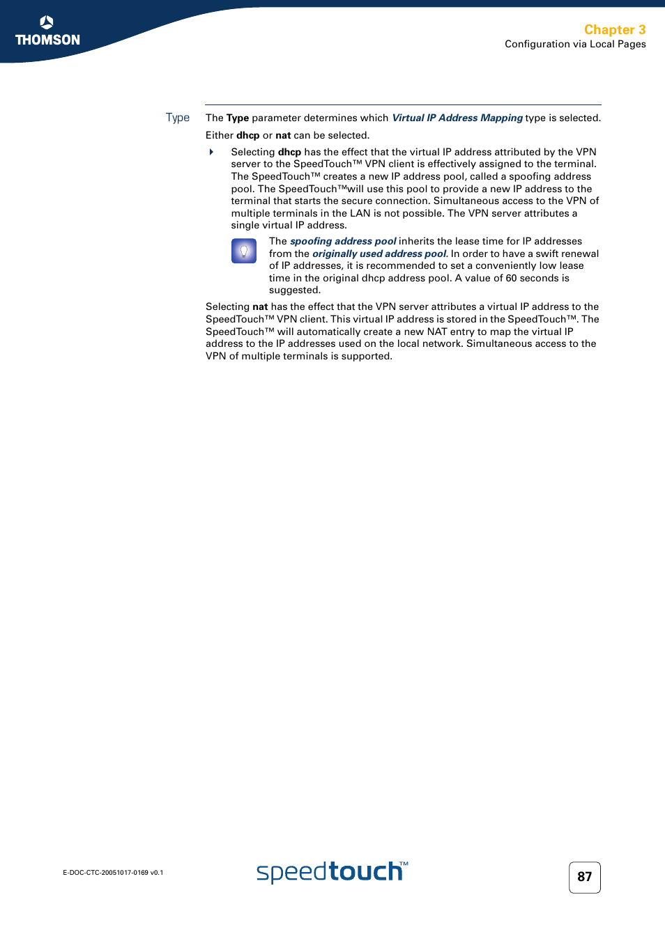 Type, Chapter 3 | Nortel Networks 608(WL) User Manual | Page 89 / 222