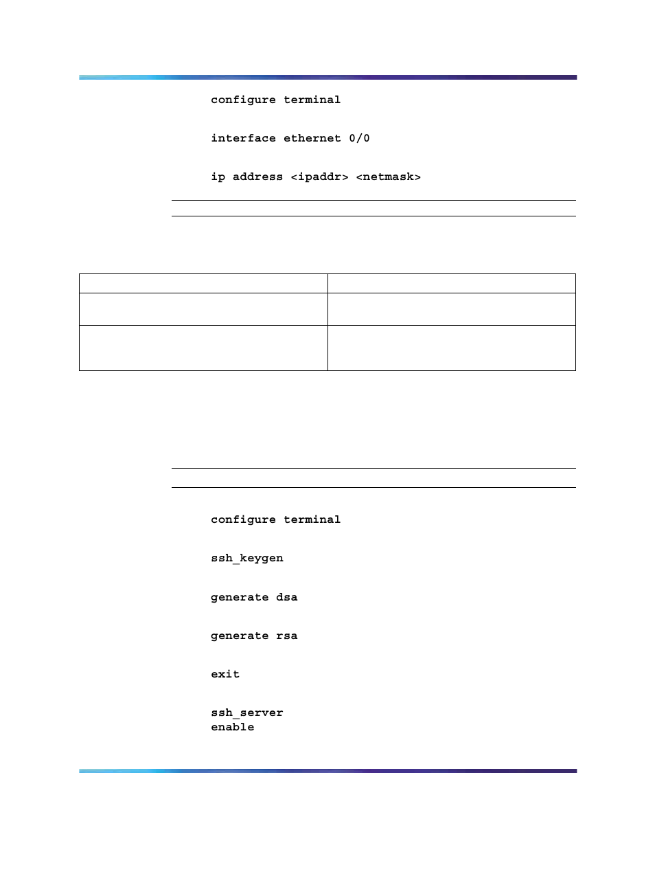 Configuring ssh | Nortel Networks Nortel Secure Router 4134 User Manual | Page 24 / 42