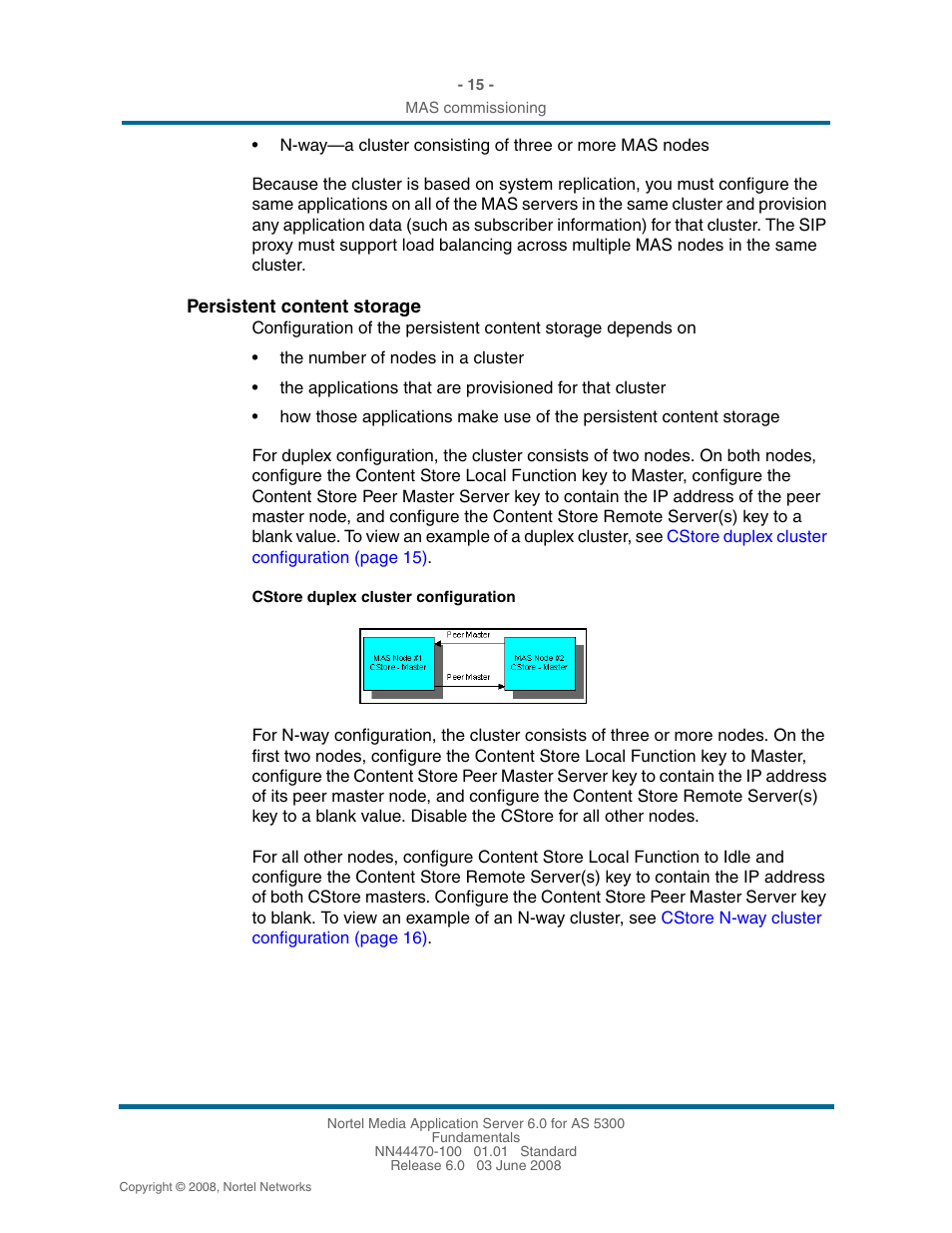 Persistent content storage | Nortel Networks NN44470-100 User Manual | Page 15 / 63