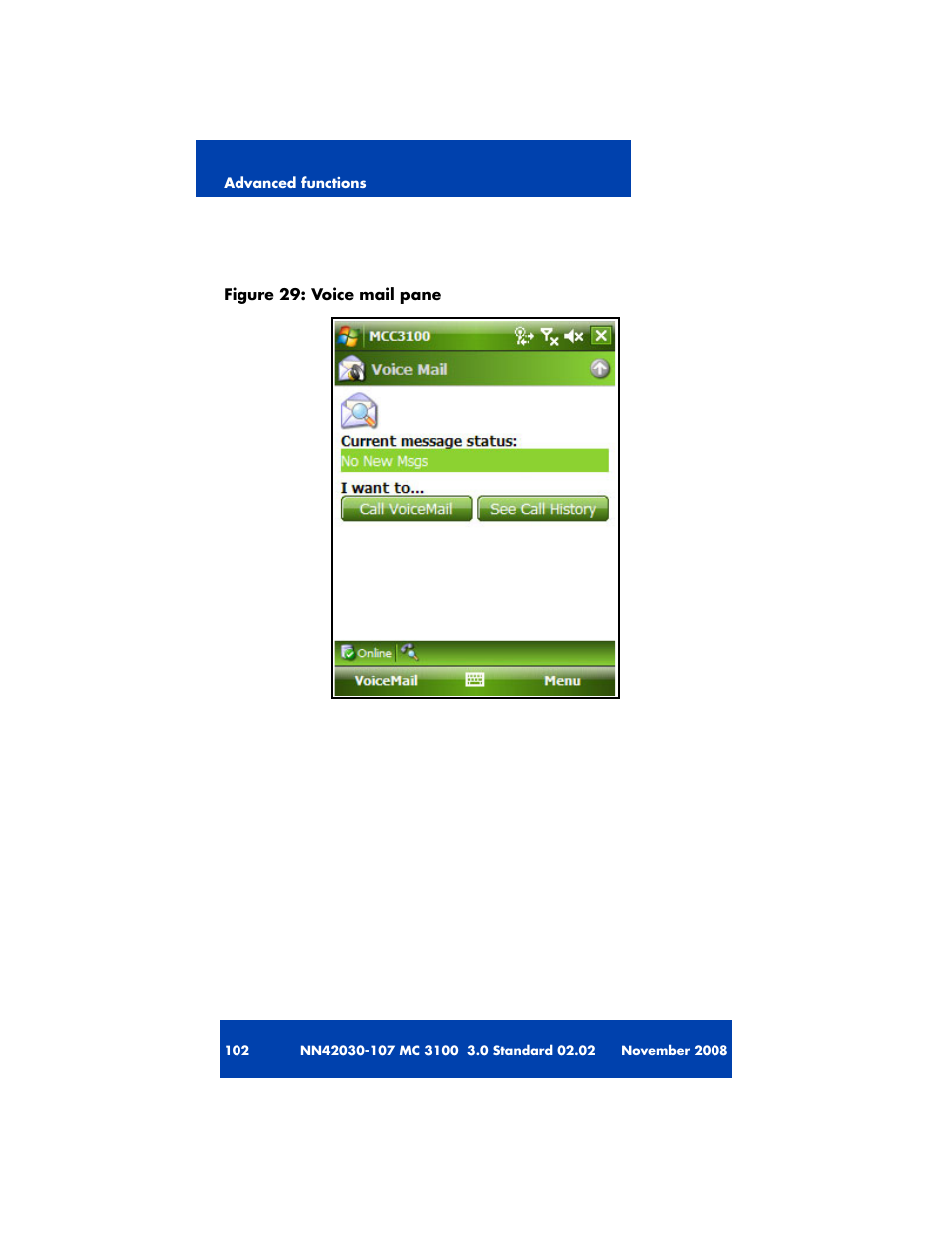 Nortel Networks MOBILE COMMUNICATION CLIENT 3100 User Manual | Page 102 / 108