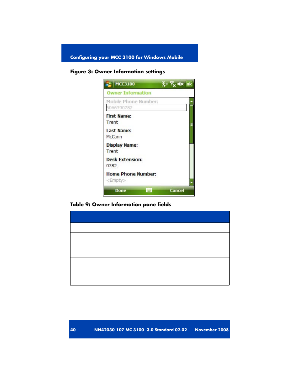 Nortel Networks MOBILE COMMUNICATION CLIENT 3100 User Manual | Page 40 / 108
