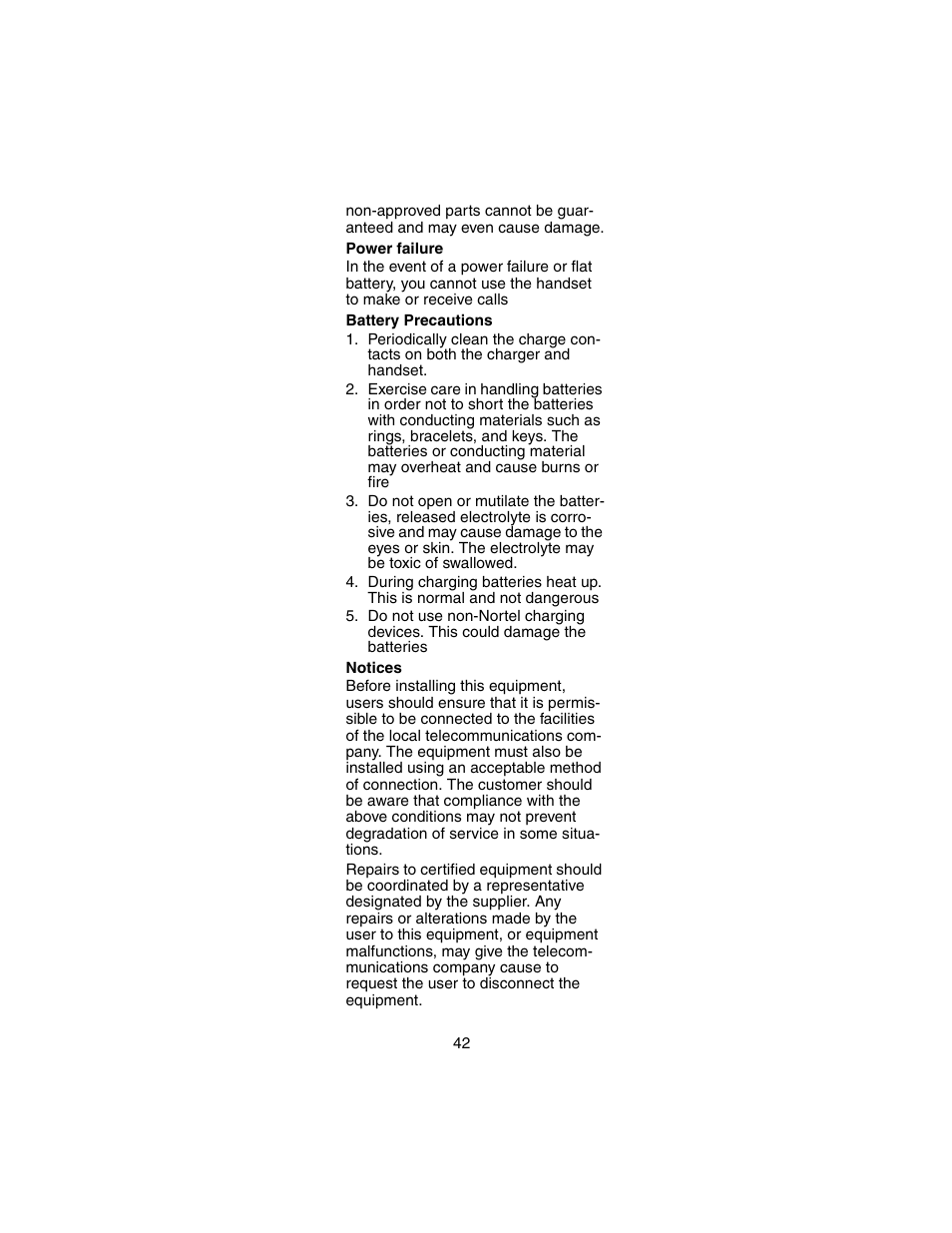 Nortel Networks 413X User Manual | Page 42 / 52