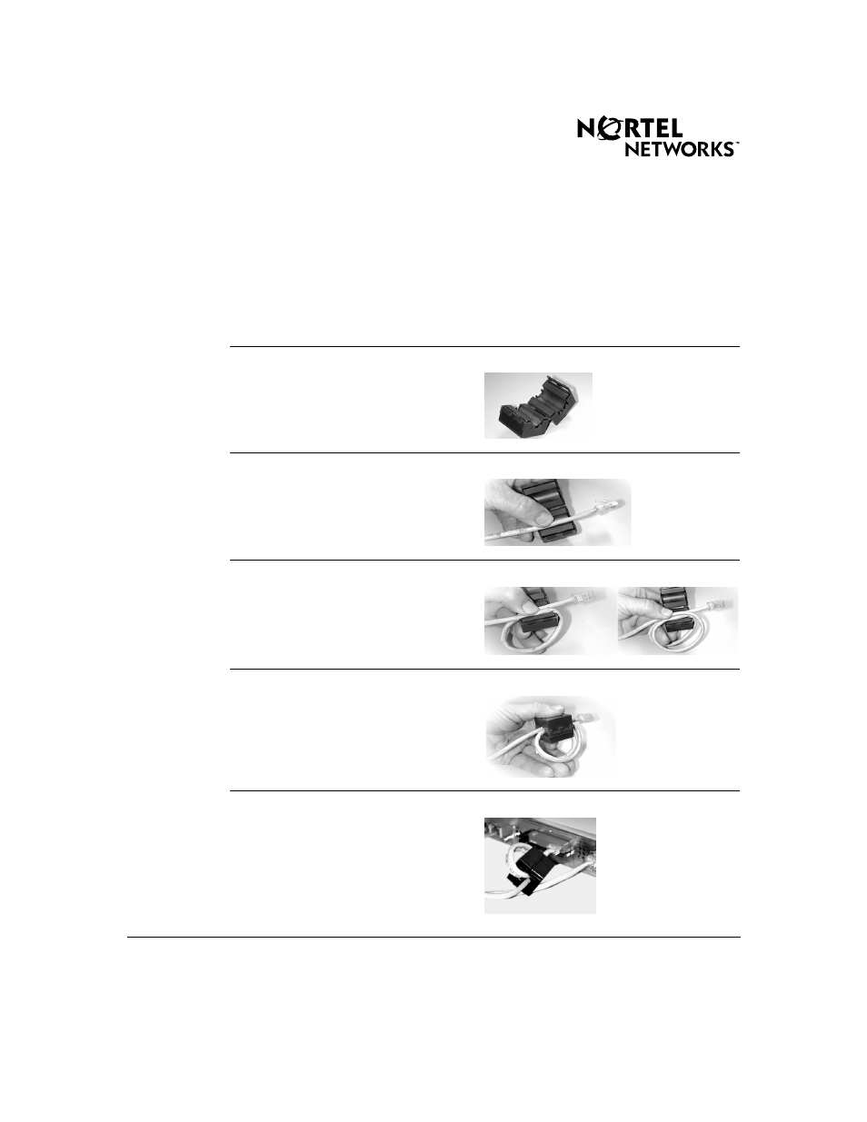 Nortel Networks Control Clamp EMC User Manual | 2 pages