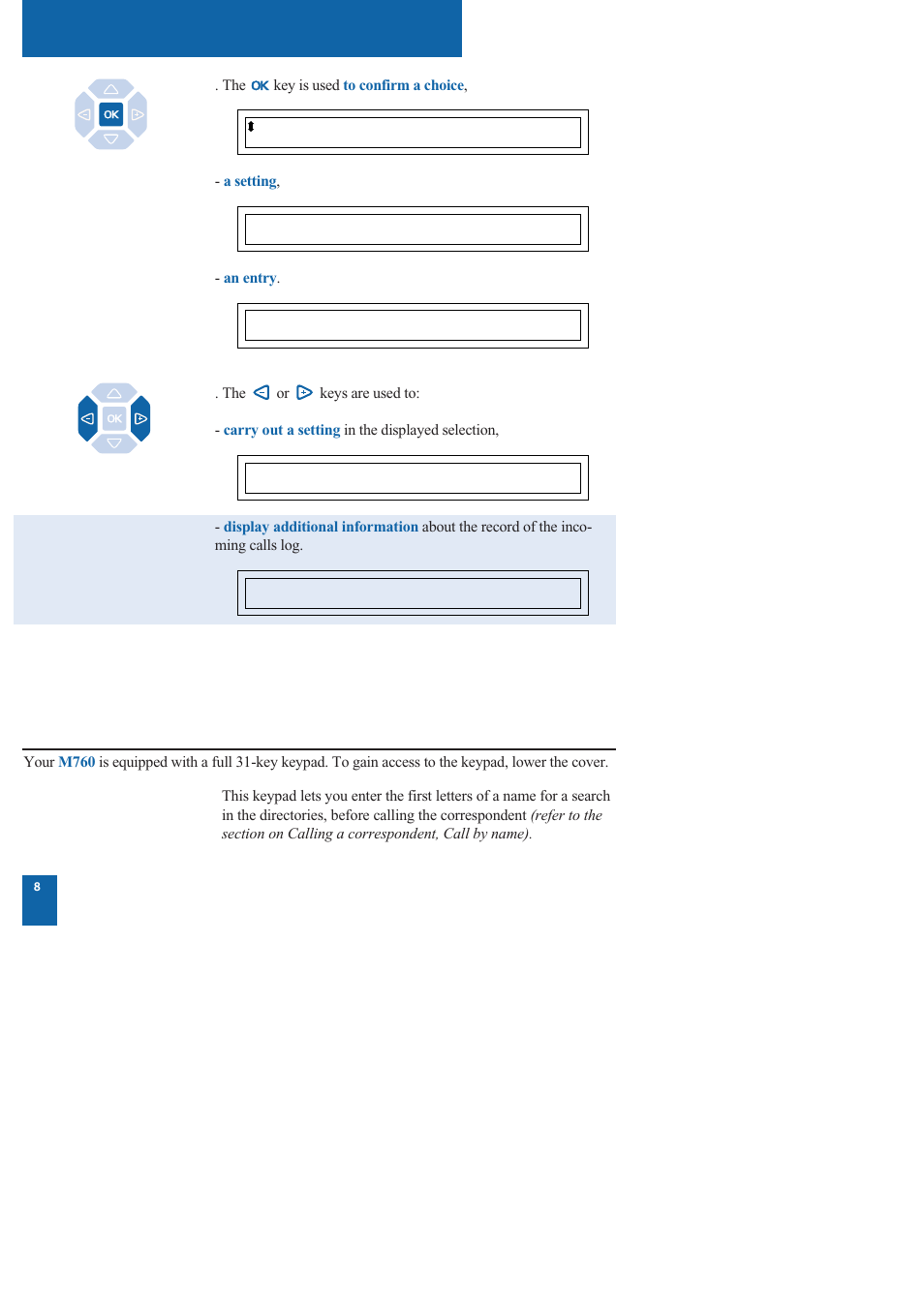 Description | Nortel Networks M760 User Manual | Page 16 / 94