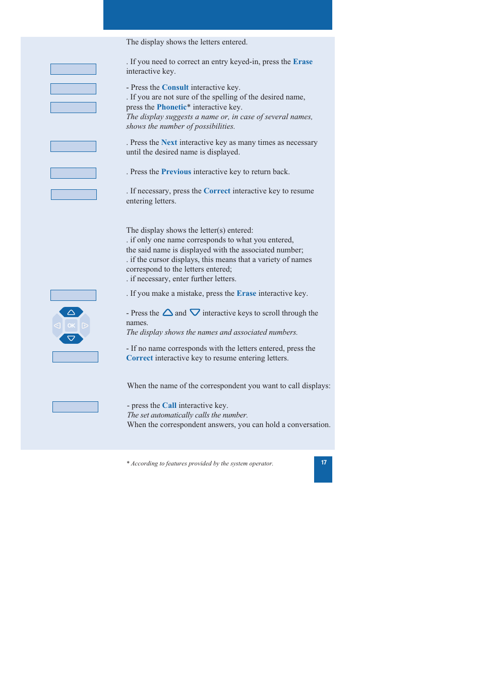 Dialing a correspondent | Nortel Networks M760 User Manual | Page 25 / 94