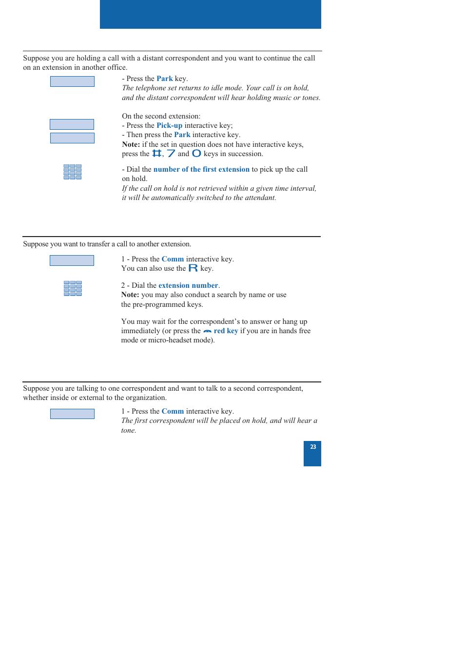 During a call | Nortel Networks M760 User Manual | Page 31 / 94