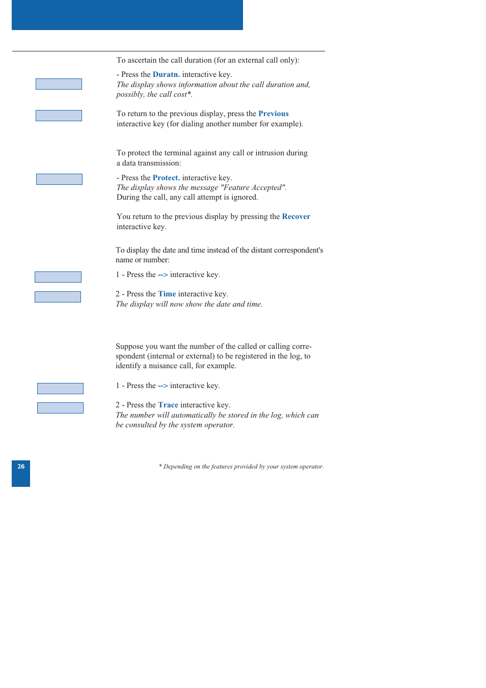 During a call, Other features available during a call | Nortel Networks M760 User Manual | Page 34 / 94
