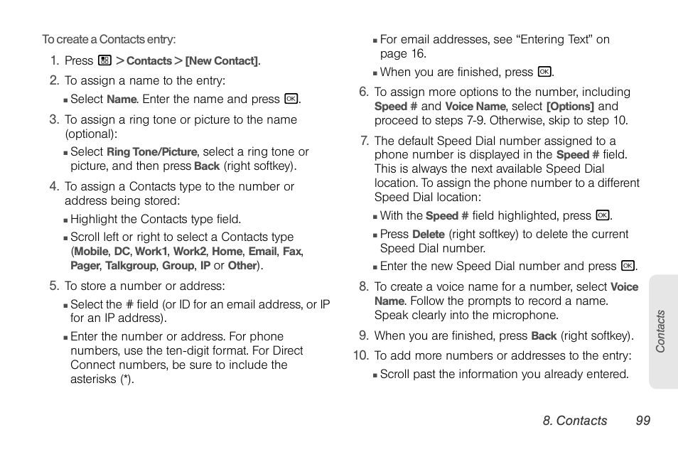 Nortel Networks MOTOROLA BRUTE I680 User Manual | Page 109 / 193