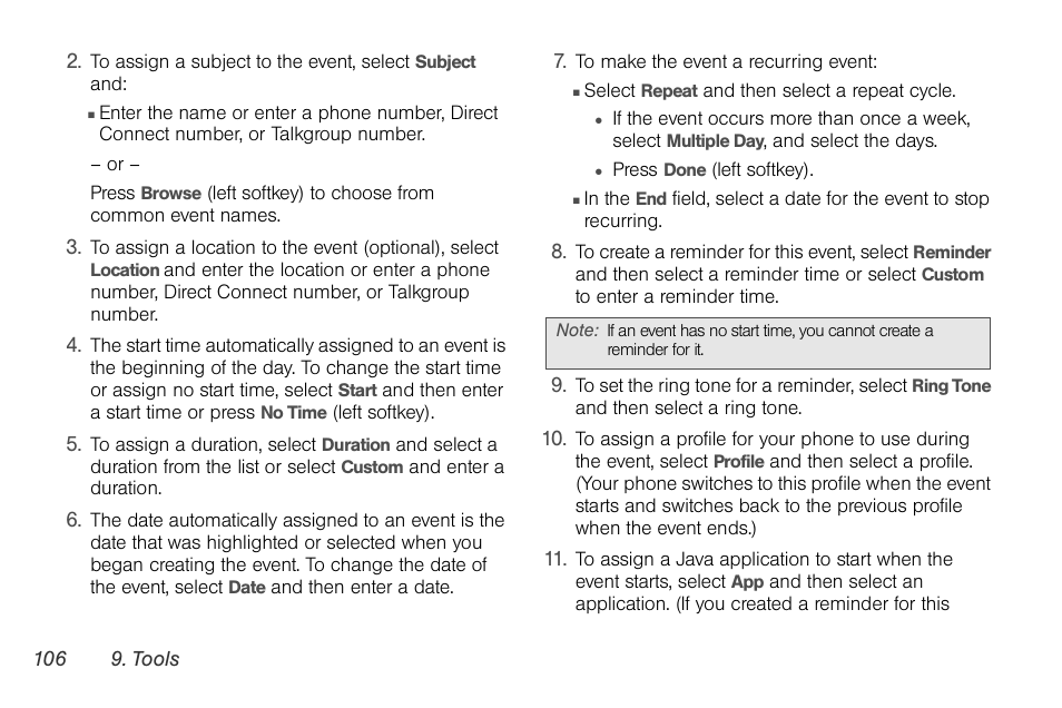Nortel Networks MOTOROLA BRUTE I680 User Manual | Page 116 / 193
