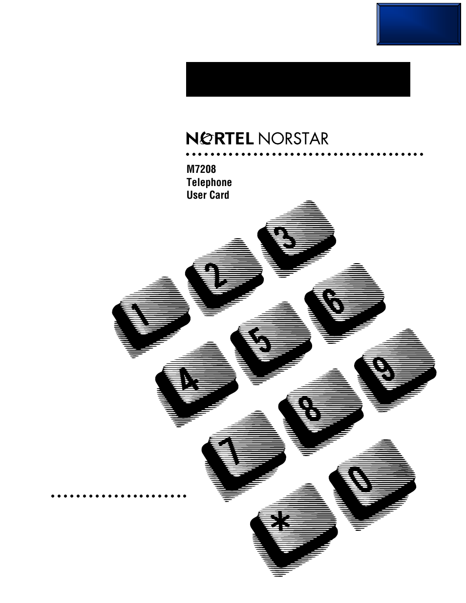 Nortel Networks M7208 User Manual | 4 pages