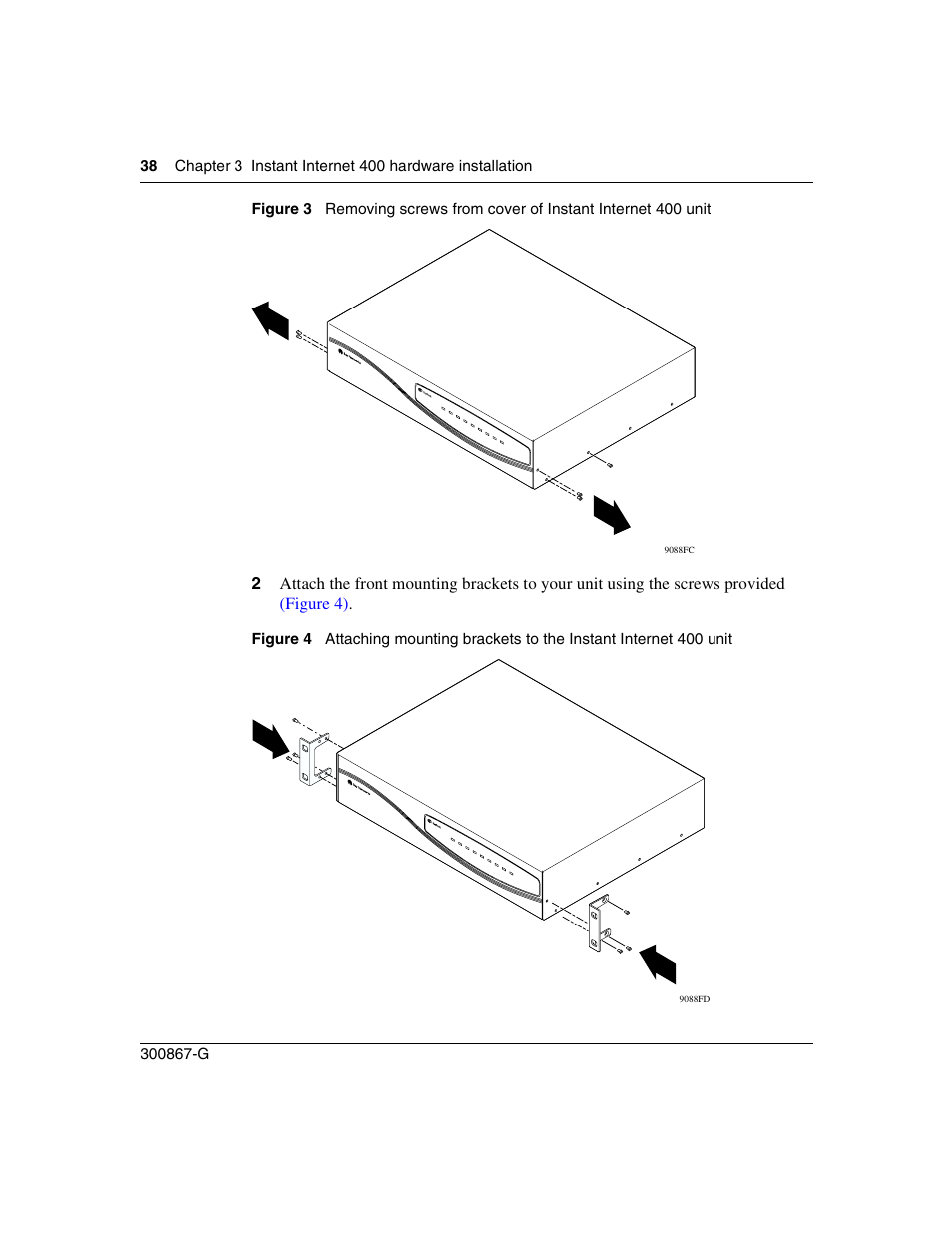Figure 3, Figure 4 | Nortel Networks Instant Internet 400 Unit User Manual | Page 38 / 60