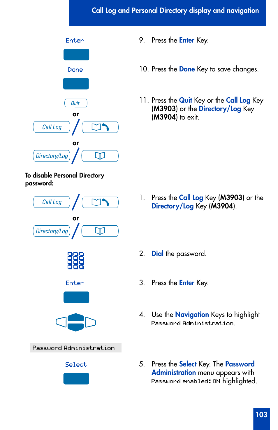 Nortel Networks Meridian M3902 User Manual | Page 103 / 146