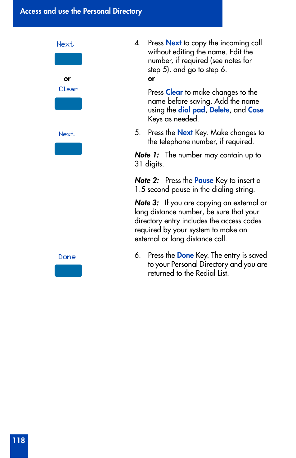 Nortel Networks Meridian M3902 User Manual | Page 118 / 146